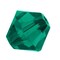 100pcs Authentic Preciosa 4mm (0.16 Inch) Small Faceted Bicone Crystal Loose Beads Emerald Green Compatible with Swarovski 5301/5328 for DIY Jewelry Making Pre-B424